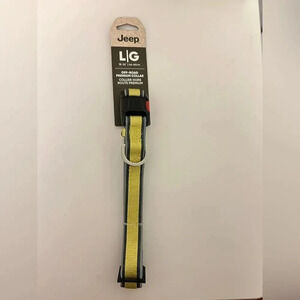 Jeep Slick Rock Rubber Dog Collar Large L Waterproof Collar Green